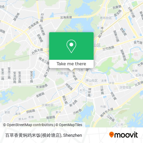 百草香黄焖鸡米饭(横岭塘店) map