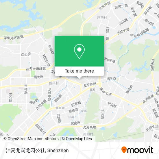 泊寓龙岗龙园公社 map