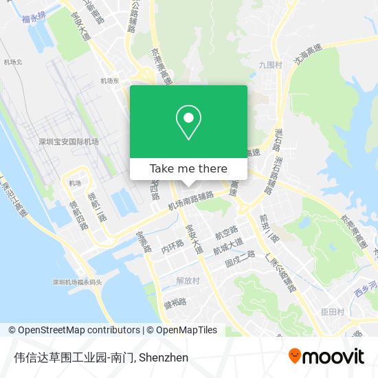 伟信达草围工业园-南门 map