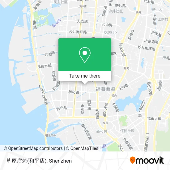 草原瞎烤(和平店) map