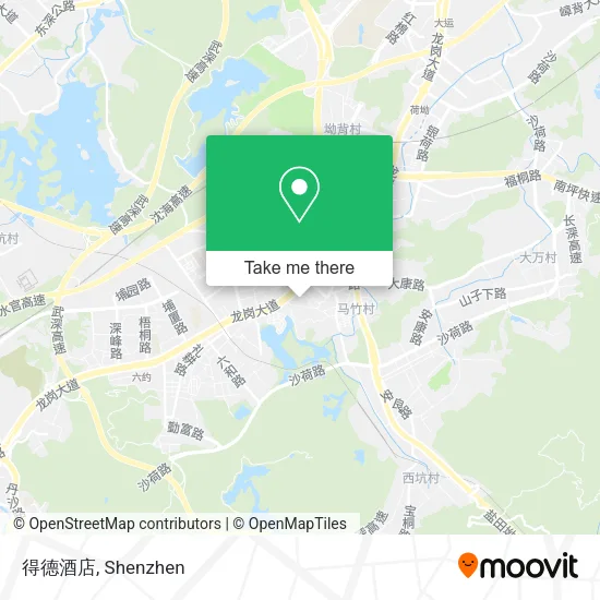 得德酒店 map