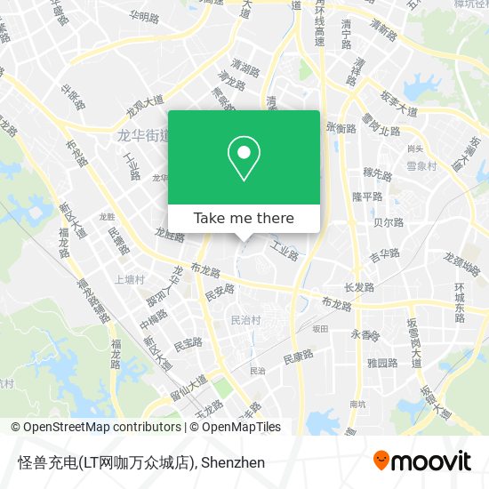 怪兽充电(LT网咖万众城店) map