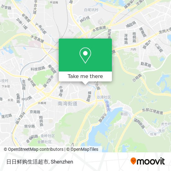日日鲜购生活超市 map