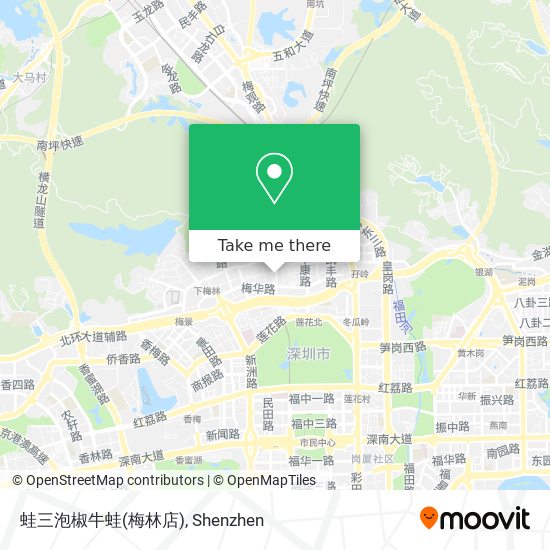 蛙三泡椒牛蛙(梅林店) map