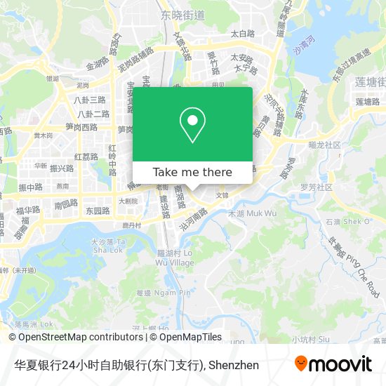 华夏银行24小时自助银行(东门支行) map