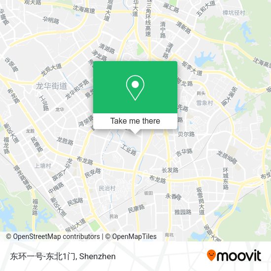东环一号-东北1门 map