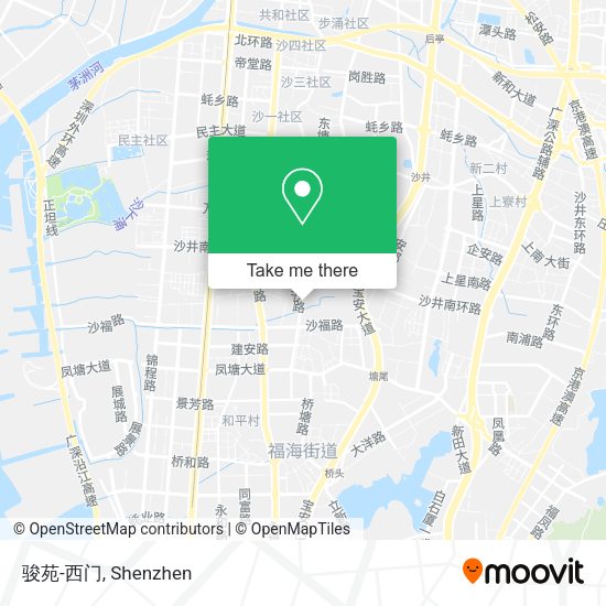 骏苑-西门 map