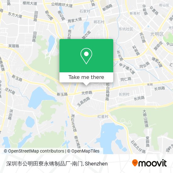 深圳市公明田寮永锵制品厂-南门 map