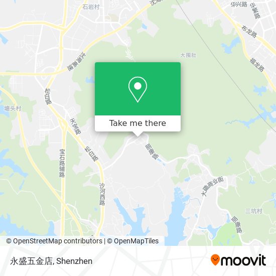 永盛五金店 map