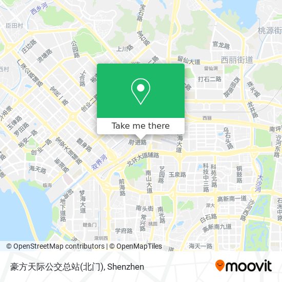 豪方天际公交总站(北门) map