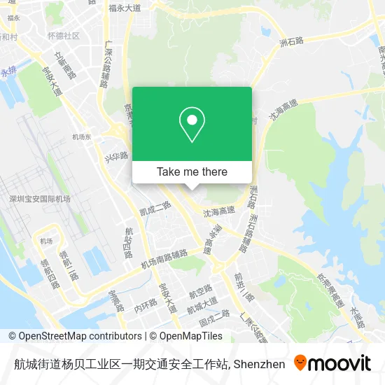 航城街道杨贝工业区一期交通安全工作站 map