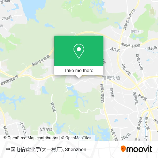 中国电信营业厅(大一村店) map