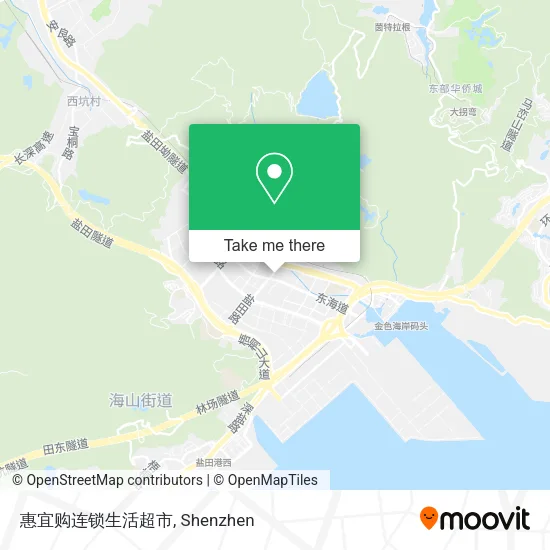 惠宜购连锁生活超市 map