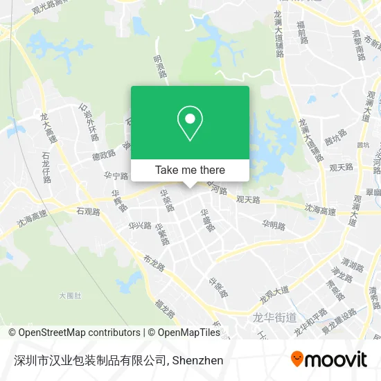 深圳市汉业包装制品有限公司 map