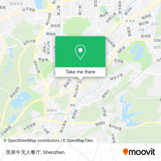 黑犀牛无人餐厅 map