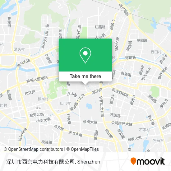深圳市西京电力科技有限公司 map
