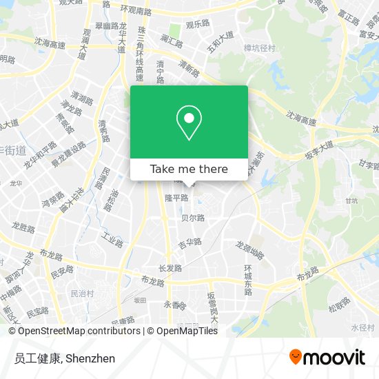 员工健康 map