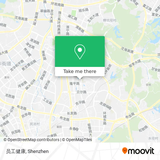 员工健康 map