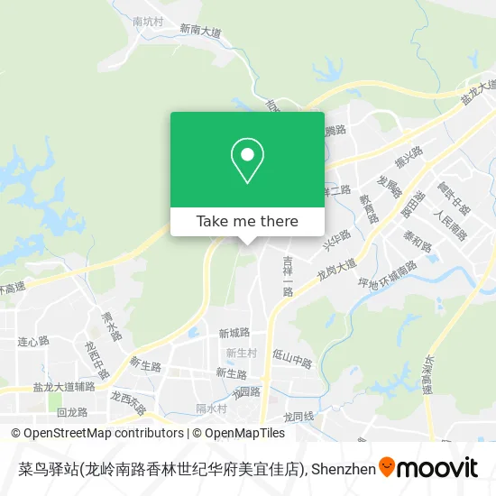 菜鸟驿站(龙岭南路香林世纪华府美宜佳店) map