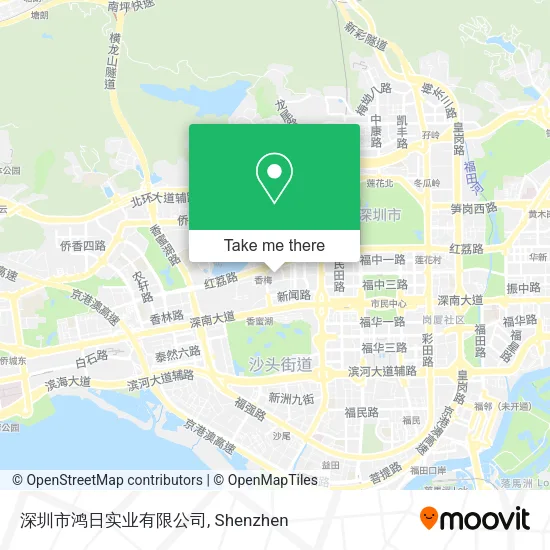 深圳市鸿日实业有限公司 map