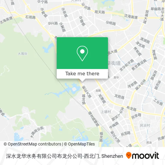 深水龙华水务有限公司布龙分公司-西北门 map