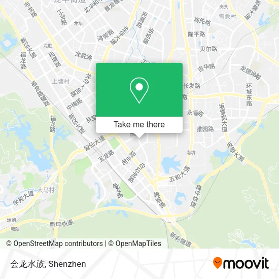 会龙水族 map