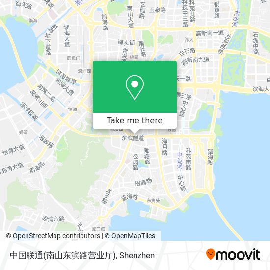 中国联通(南山东滨路营业厅) map