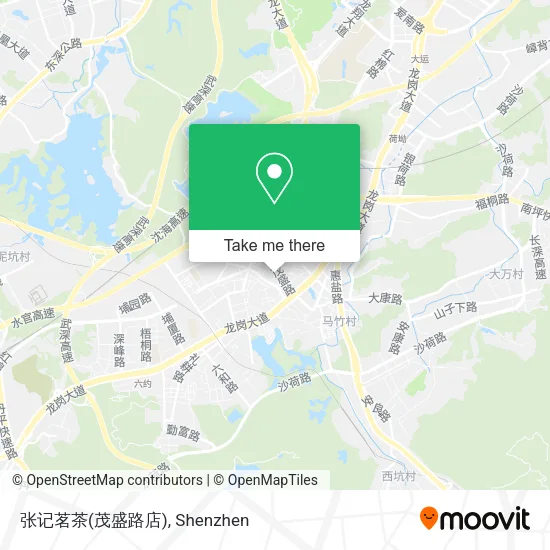 张记茗茶(茂盛路店) map