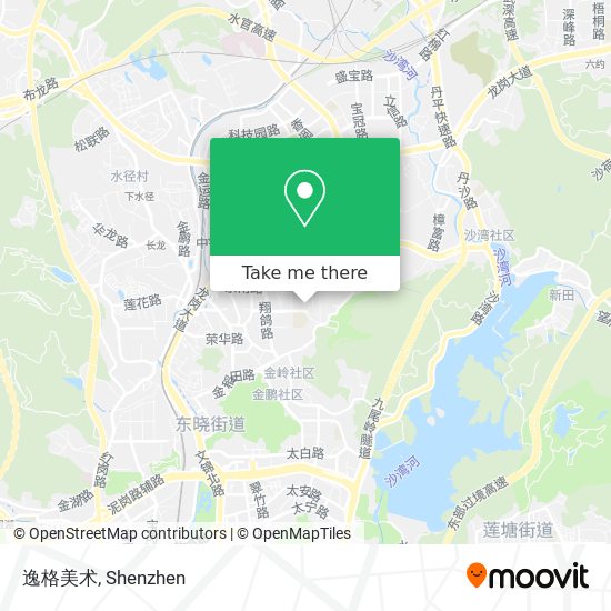 逸格美术 map