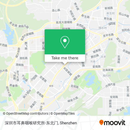 深圳市耳鼻咽喉研究所-东北门 map