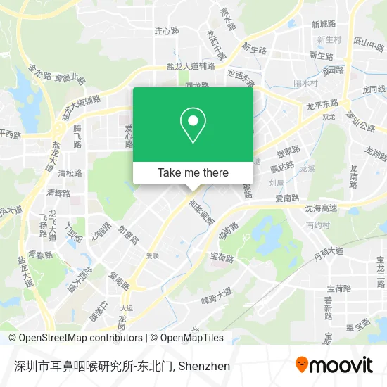 深圳市耳鼻咽喉研究所-东北门 map