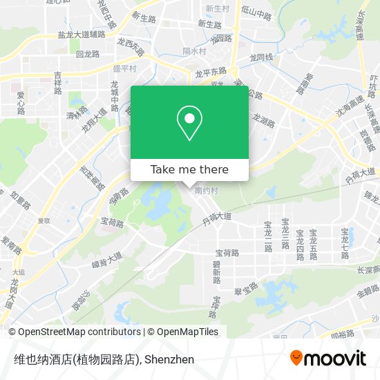 维也纳酒店(植物园路店) map