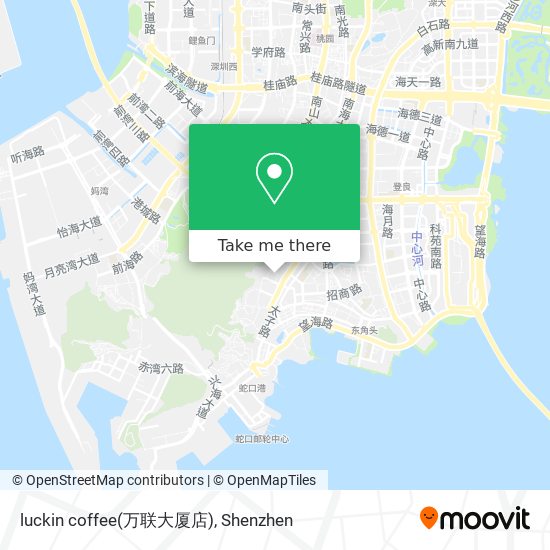 luckin coffee(万联大厦店) map