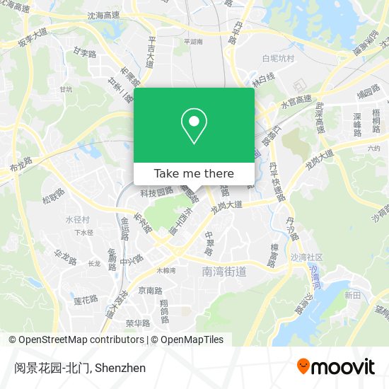 阅景花园-北门 map