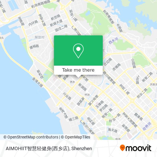 AIMOHIIT智慧轻健身(西乡店) map