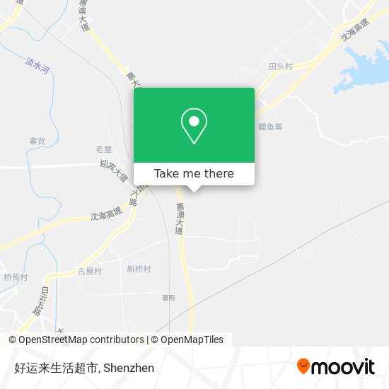 好运来生活超市 map