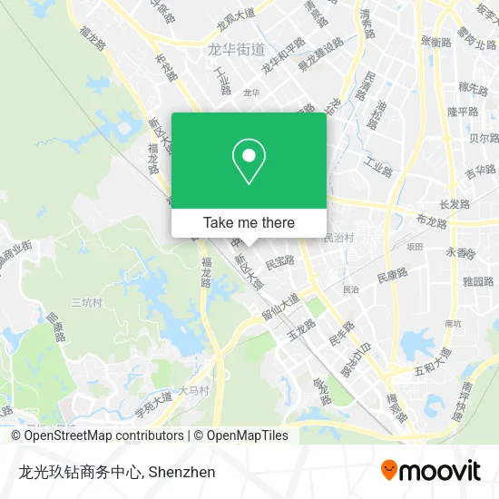 龙光玖钻商务中心 map