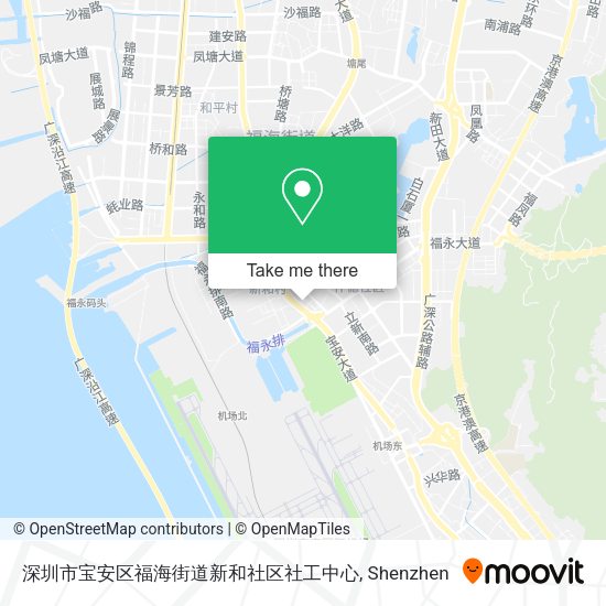 深圳市宝安区福海街道新和社区社工中心 map