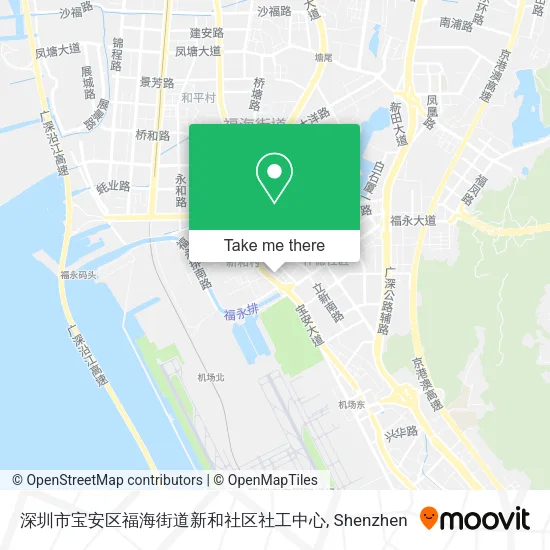 深圳市宝安区福海街道新和社区社工中心 map