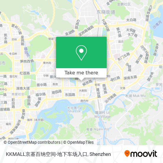 KKMALL京基百纳空间-地下车场入口 map