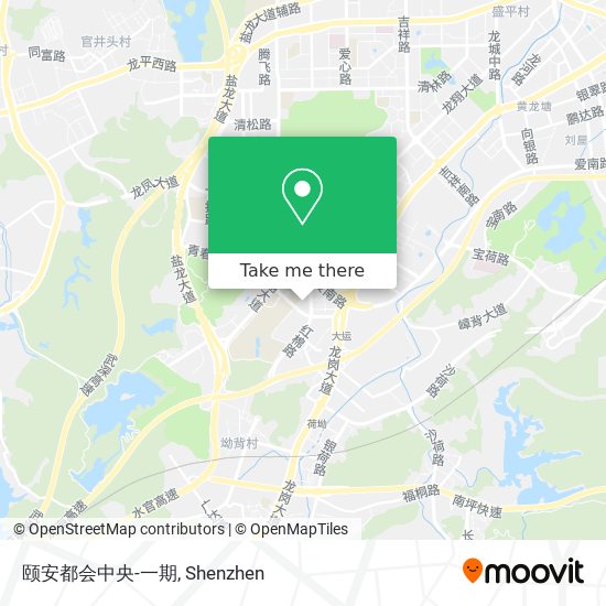颐安都会中央-一期 map