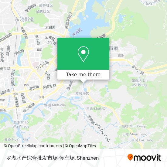 罗湖水产综合批发市场-停车场 map