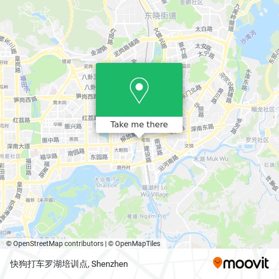 快狗打车罗湖培训点 map