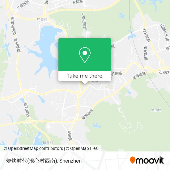 烧烤时代(浪心村西南) map