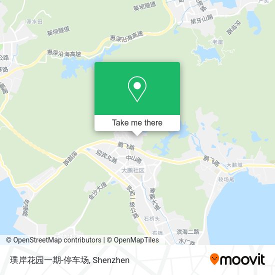璞岸花园一期-停车场 map