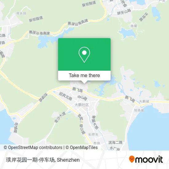 璞岸花园一期-停车场 map