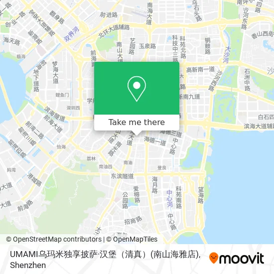 UMAMI乌玛米独享披萨·汉堡（清真）(南山海雅店) map