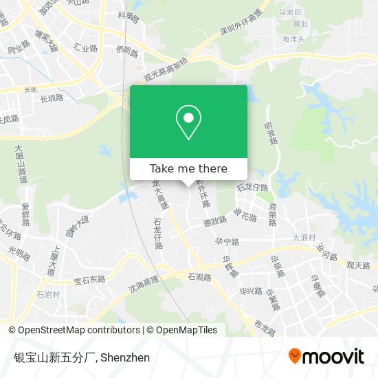 银宝山新五分厂 map