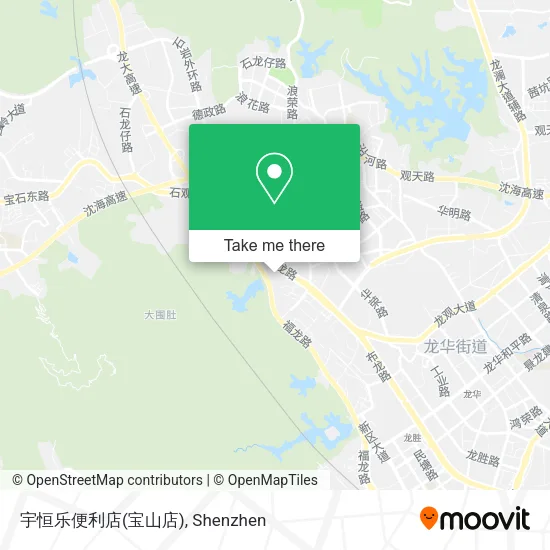 宇恒乐便利店(宝山店) map