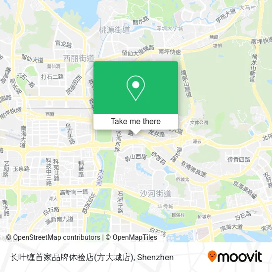 长叶缠首家品牌体验店(方大城店) map
